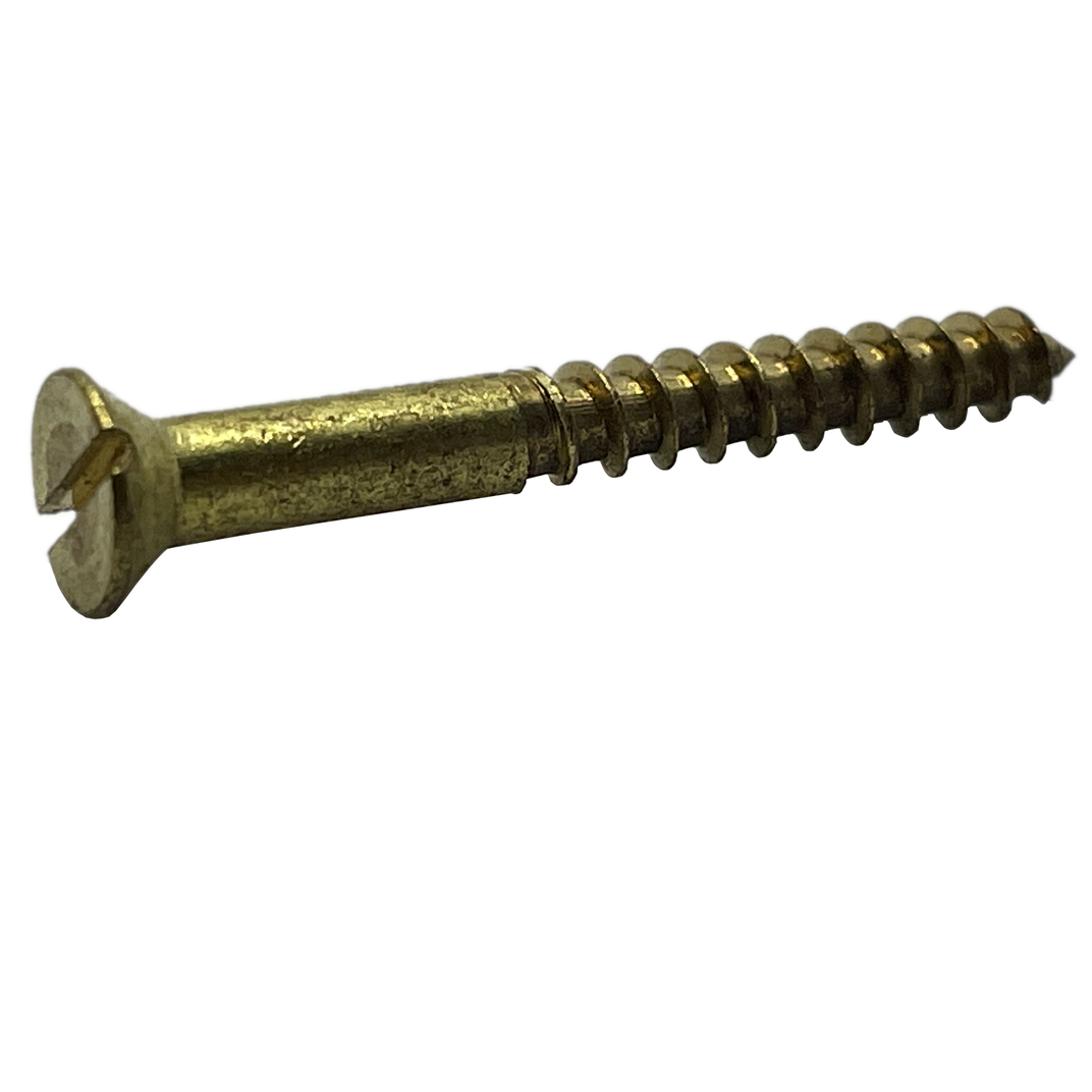 A3280060032F 4 X 1/2 FLAT HEAD WOODSCREW BRASS